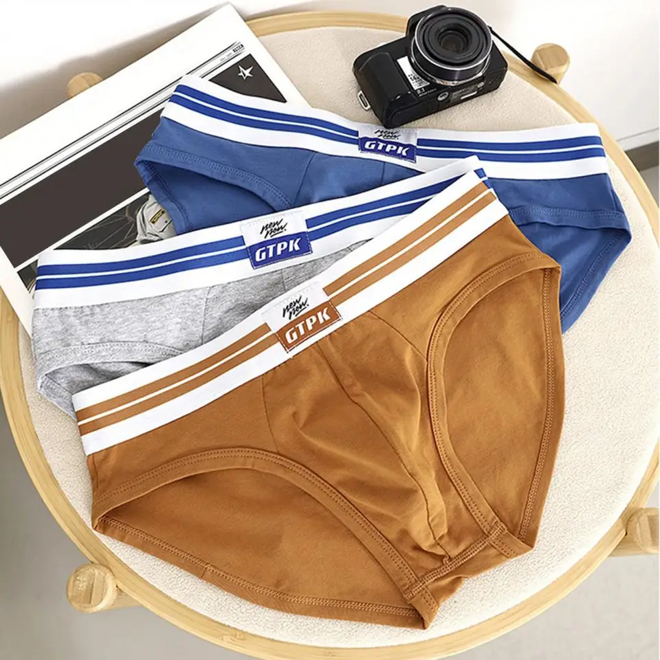 Muži s elastickým pásom High Elasticity Underwear 3D Duch Dizajn Farba zodpovedajúce elastický pás