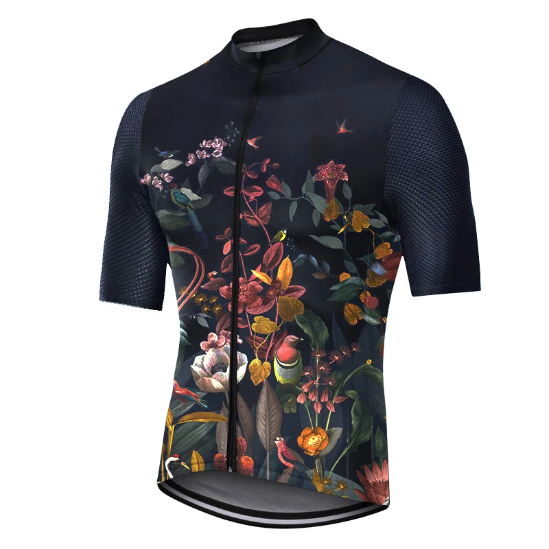 Muži s krátkym rukávom Cycling Jersey MTB Road Road Bicykel letný priedušný dres cyklistov cyklistov