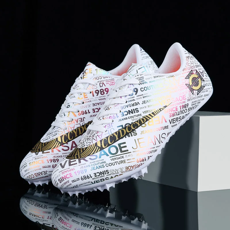 Muži sledujú poľné topánky Running Training Lightweight Hrotes tenisky Športovec Anti Slip Sprint Sneakers Race Women Long Jump Shoes topánky