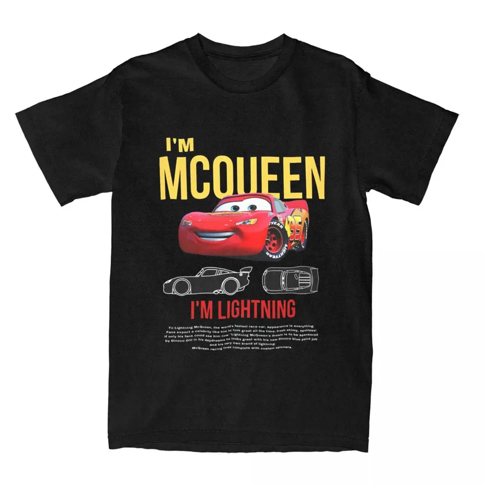 Muži tričko blesk McQueen Croc Pixar Cars Tričká Harajuku letné tričko Vinobranie príležitostné 100 bavlnené oblečenie darček