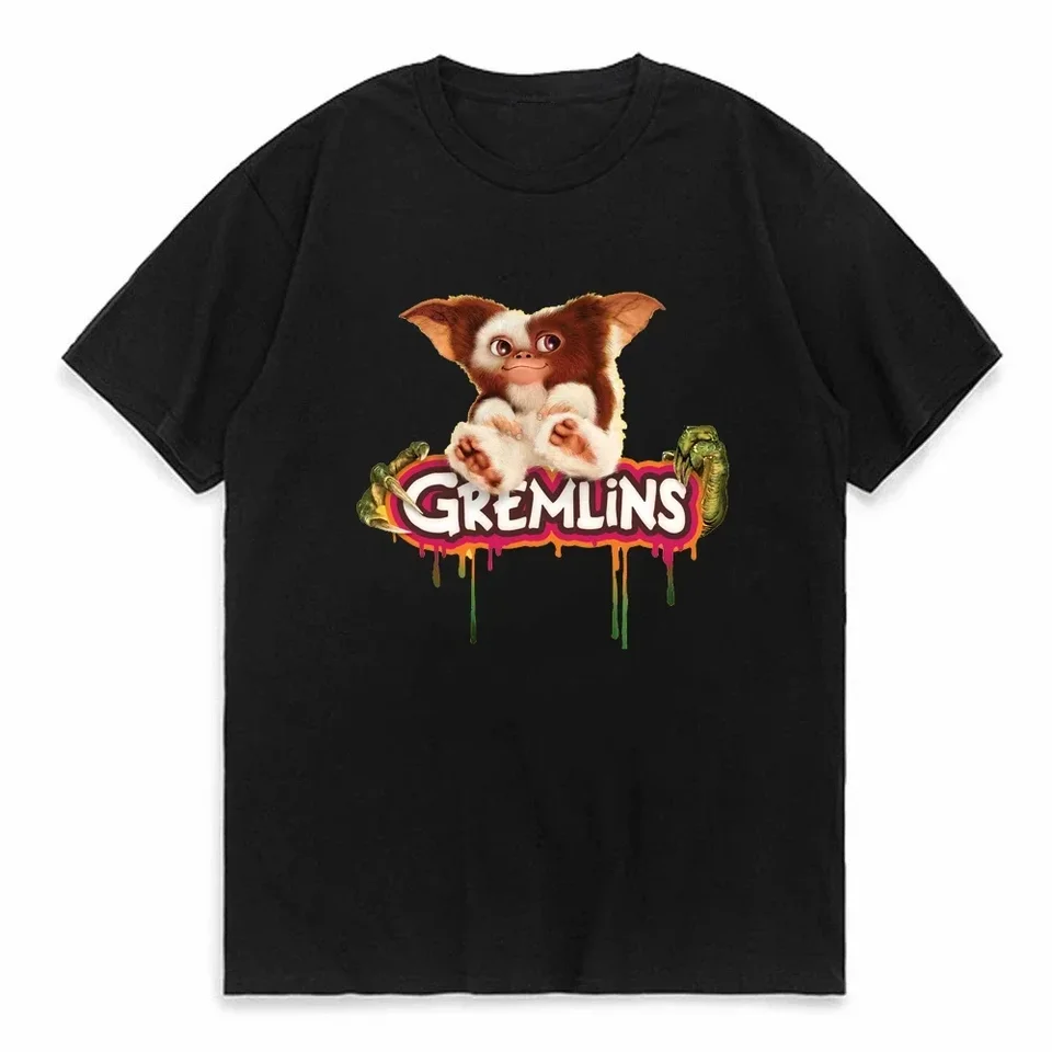 Muži tričko Gremlins Humorné bavlnené tričko Gizmo 80s Movie Mogwai Horror retro retro sci fi tričko Darček Streetwear Tees