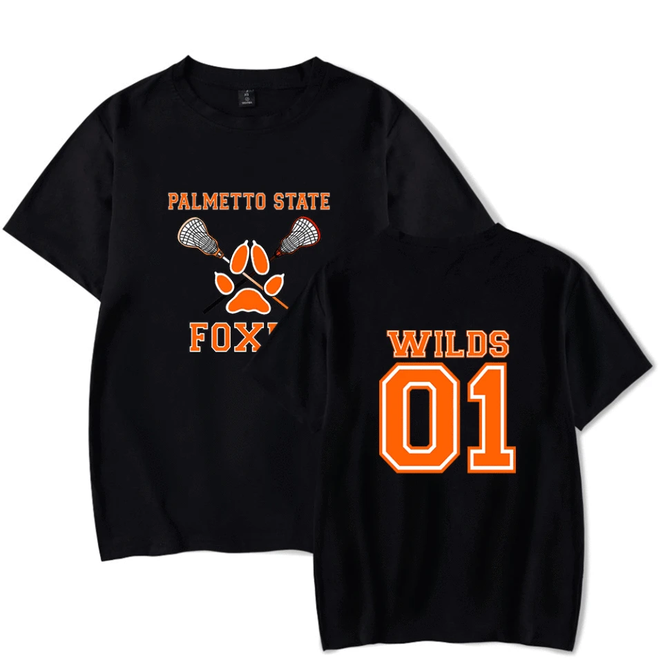Muži tričko Kaus Foxhole Court Palmetto State Fox Anggota Cosplay Atasan Merch Wilds Josten Kaus Katun Untuk Pria Dan Wanita