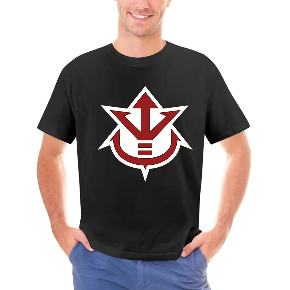 Muži tričko Tričko Symbol vegeta Saiyan Royal Family na modrých tričkách dámske tričko