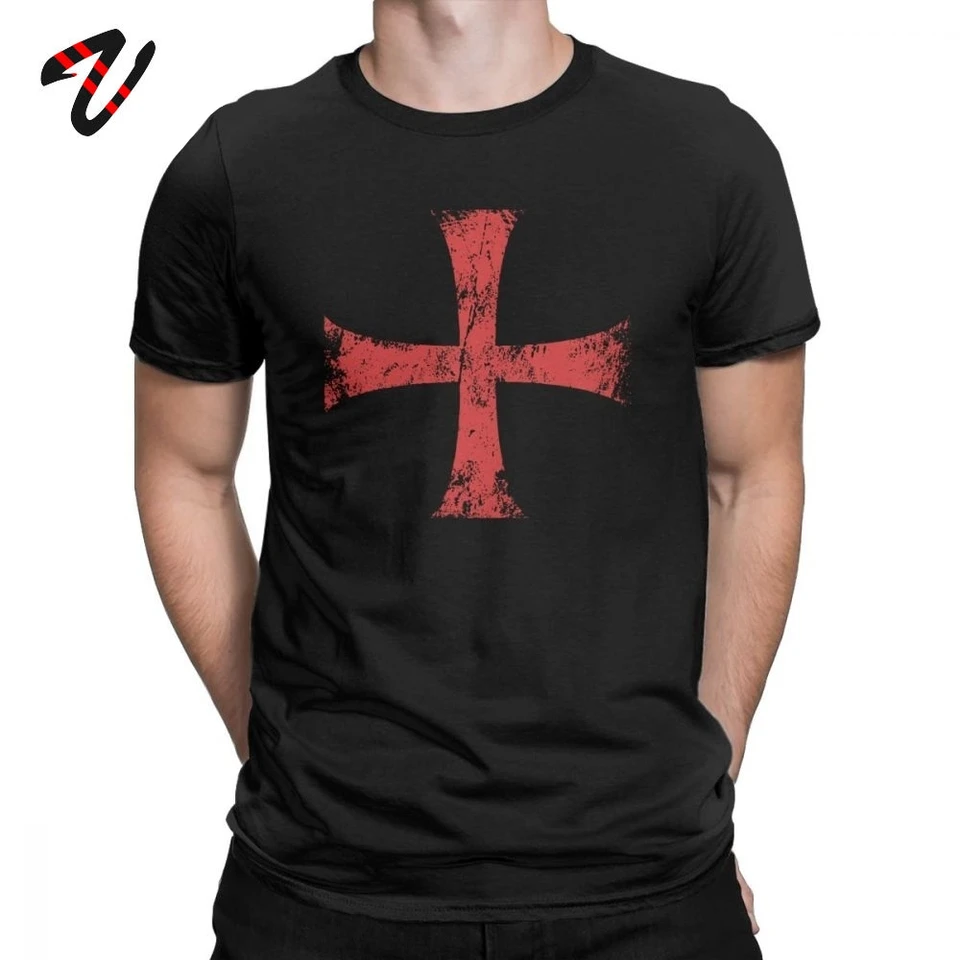 Muži tričko zúfalí križiak rytieri templár krížové tričká Premium bavlnené tričko Crewneck Tee s krátkym rukávom oblečenie plus veľkosť