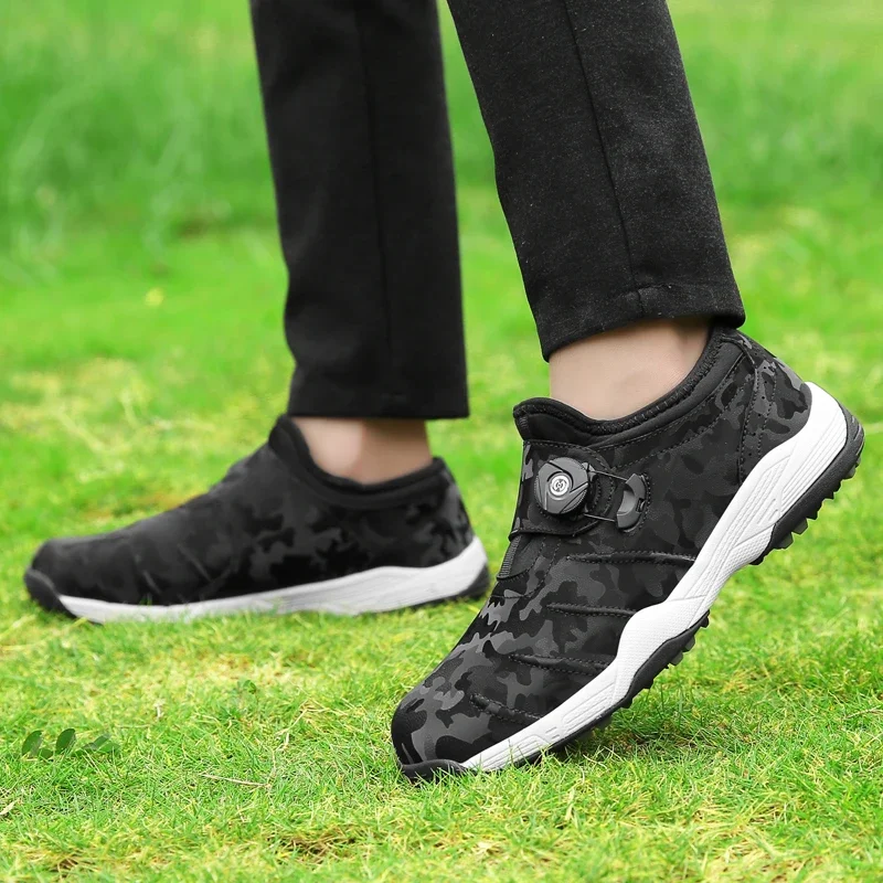 Muži veľkej veľkosti 35-47 golfové topánky hroty vonkajšie profesionálne nekĺzavé školiace tenisky Pohodlné nepremokavé luxusné vychádzkové topánky