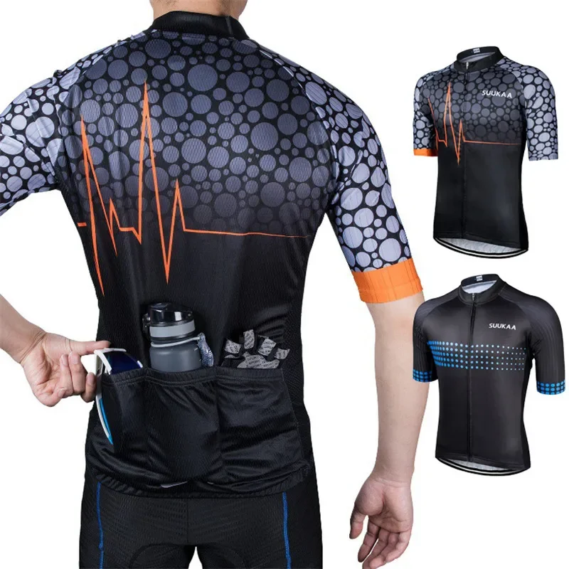 Muži vonkajšie cyklistické jazdecké dresy s dlhým rukávom Cesta Cesta Bicykel Full Zips Bicycle Tirls Weather -odolný kapucňa Coat 05