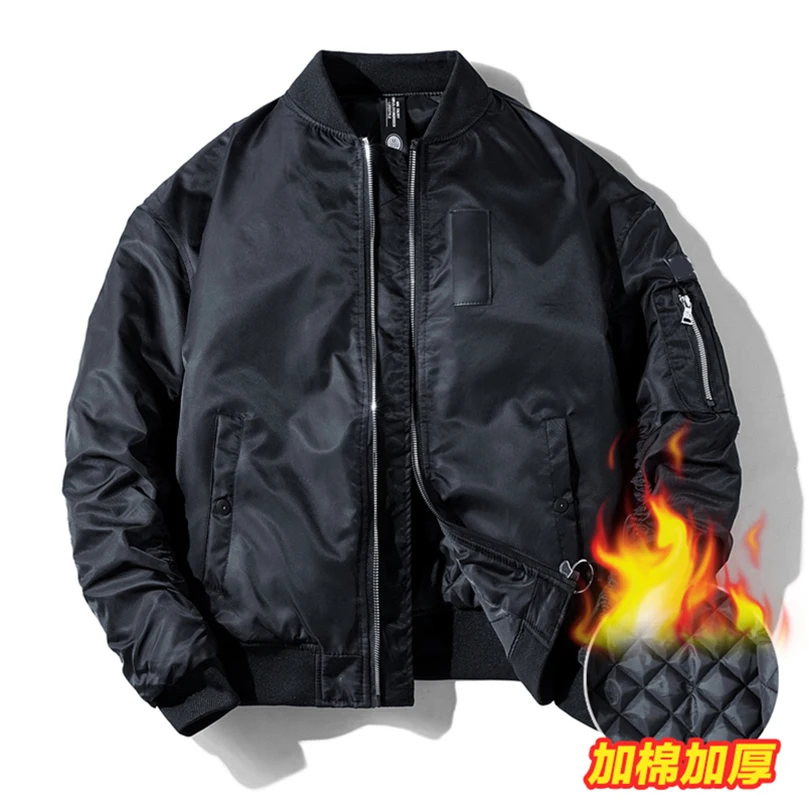 Muži Čalúnené vojenské bombardovacie bunda MA1 Outwear Pilot Army Coat Cast Baseball Base Bethets Varsity Bunds Brand Brand Skolá zima