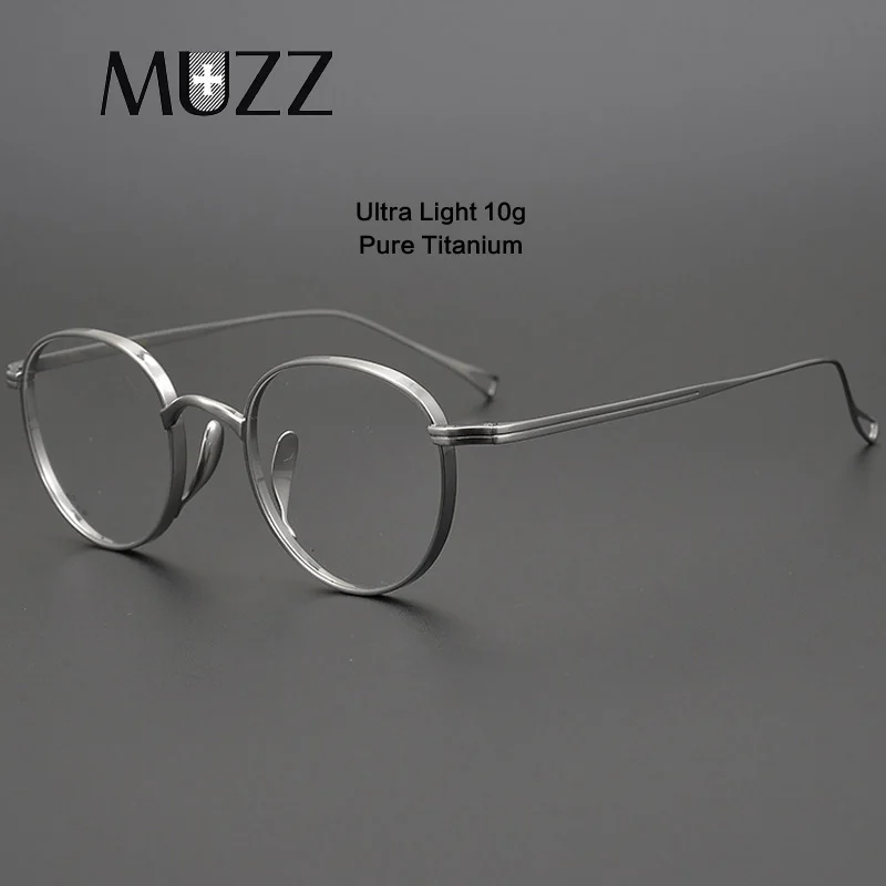 Muži čisté titánové okuliare oválne ženy Vintage Japan Myopia Optické predpisové okuliare Rámy Nové číre malé okuliare Oculos