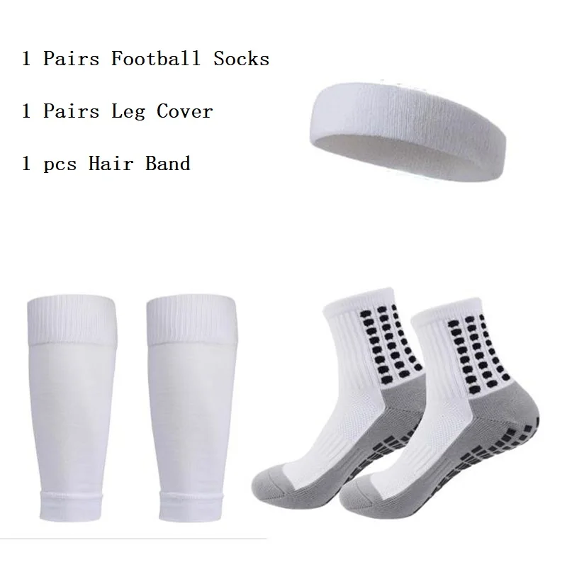 Muži ženy futbalové ponožky uchopenie športového tréningu futbalové ponožky jogy na nohy kryt nohy strážca futbalová školiaca stopka 3pcs set