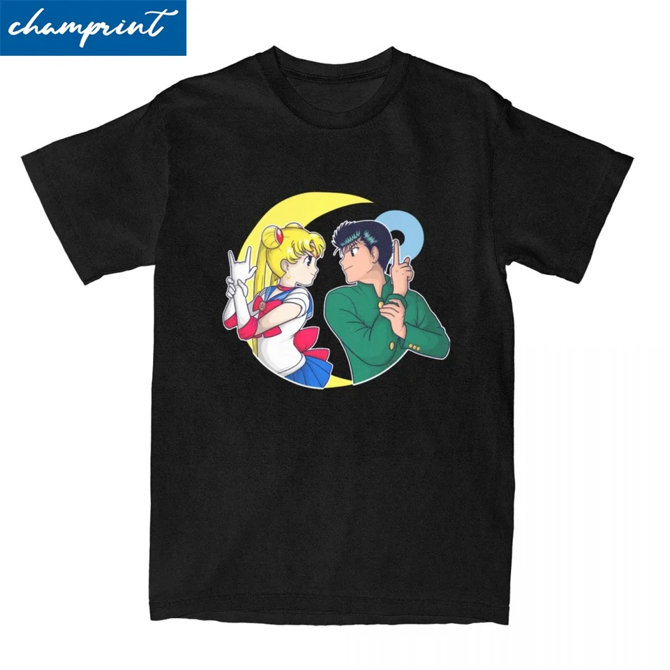 Muži Ženy Serena Yusuke Sailors Moons Moons Harajuku T košeľa bavlnené odevy Vintage krátky rukáv posádka krku tričko plus veľkosť tričko s veľkosťou