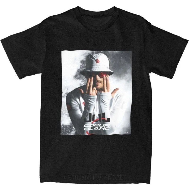 Muži ženy Tričko Jul White Heart France Rapper Tričká Hippie letné tričko estetické voľné bavlnené topy