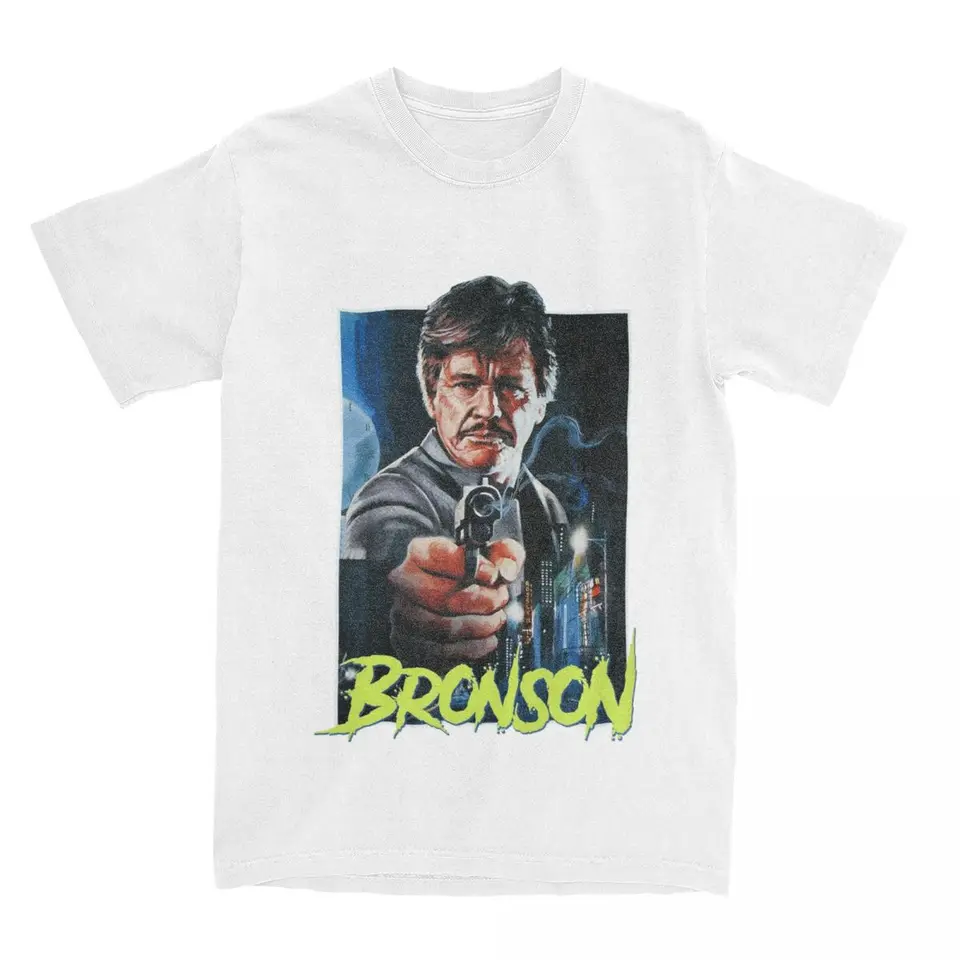 Muži Ženy Vigilante Charles Bronson košele veci čisté bavlnené vrcholy Tričko Cool Tees Vytlačené