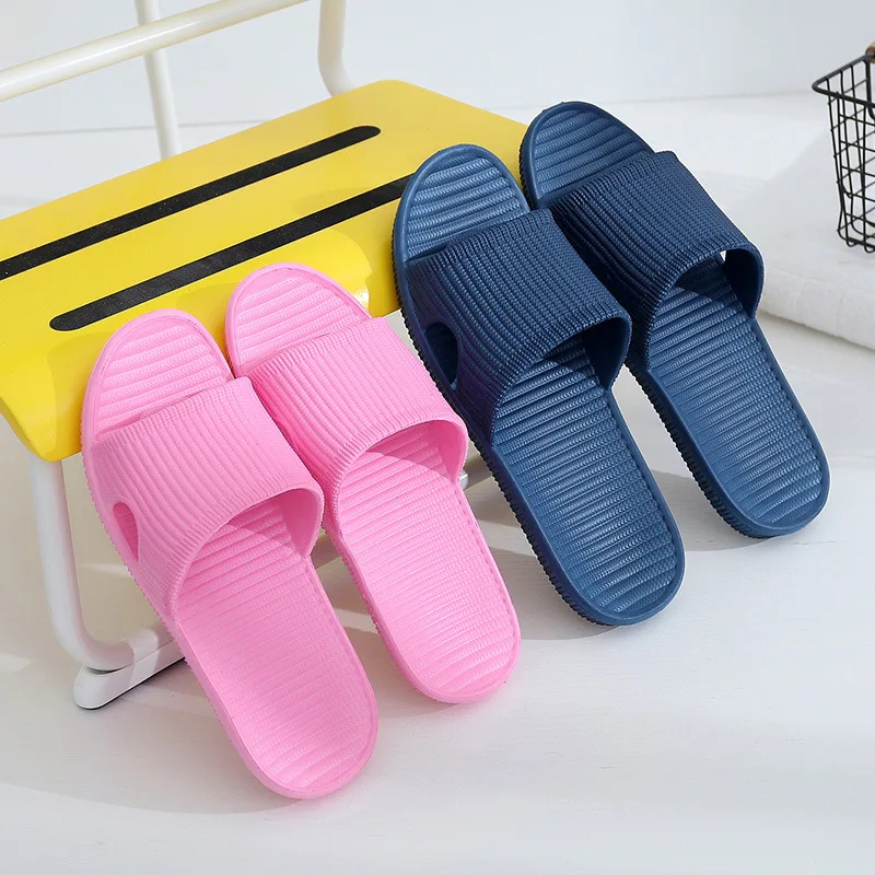 Muži Ženy Vnútorné domáce papuče Summer nekĺzajú kúpeľňové topánky Ženské sandále Sandals Pity Plocho Flop Flops