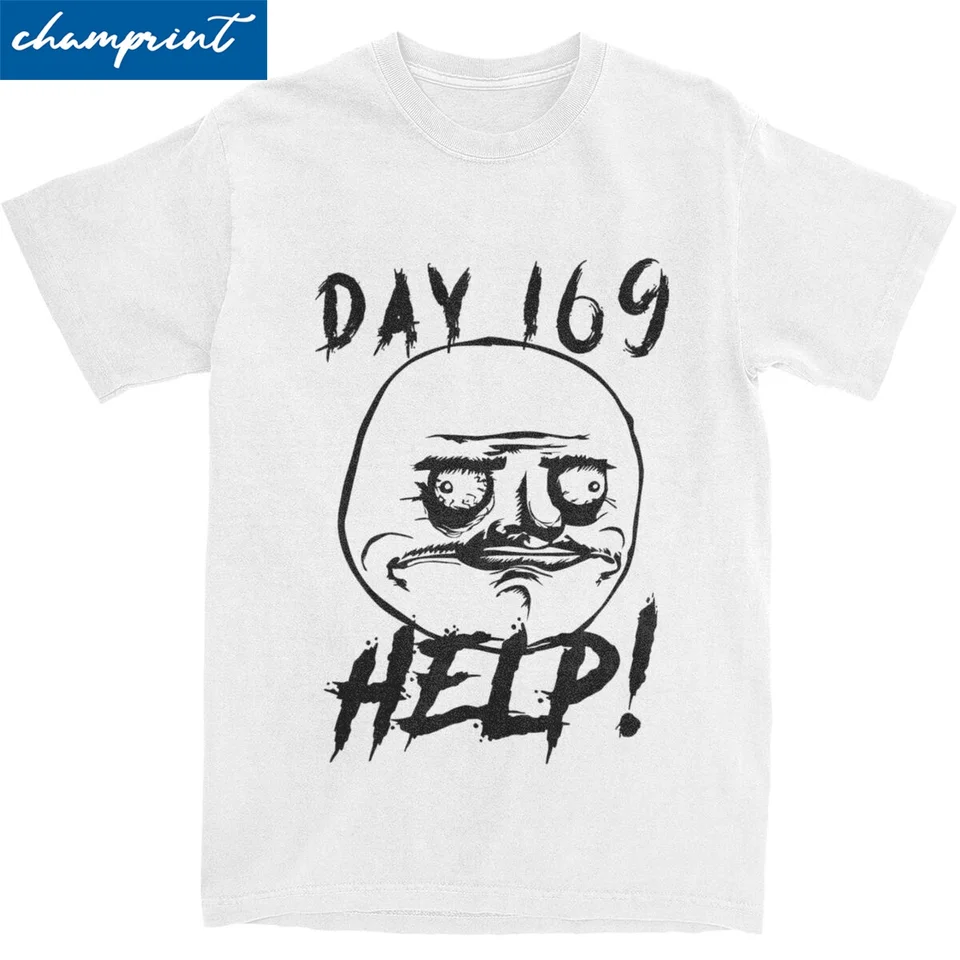 Muži ženy zúri komiksom 169 Pomoc Funny Troll Lockdown Meme T košeľa 100% bavlnené topy vtipné okrúhle tričká 4xl 5xl tričká