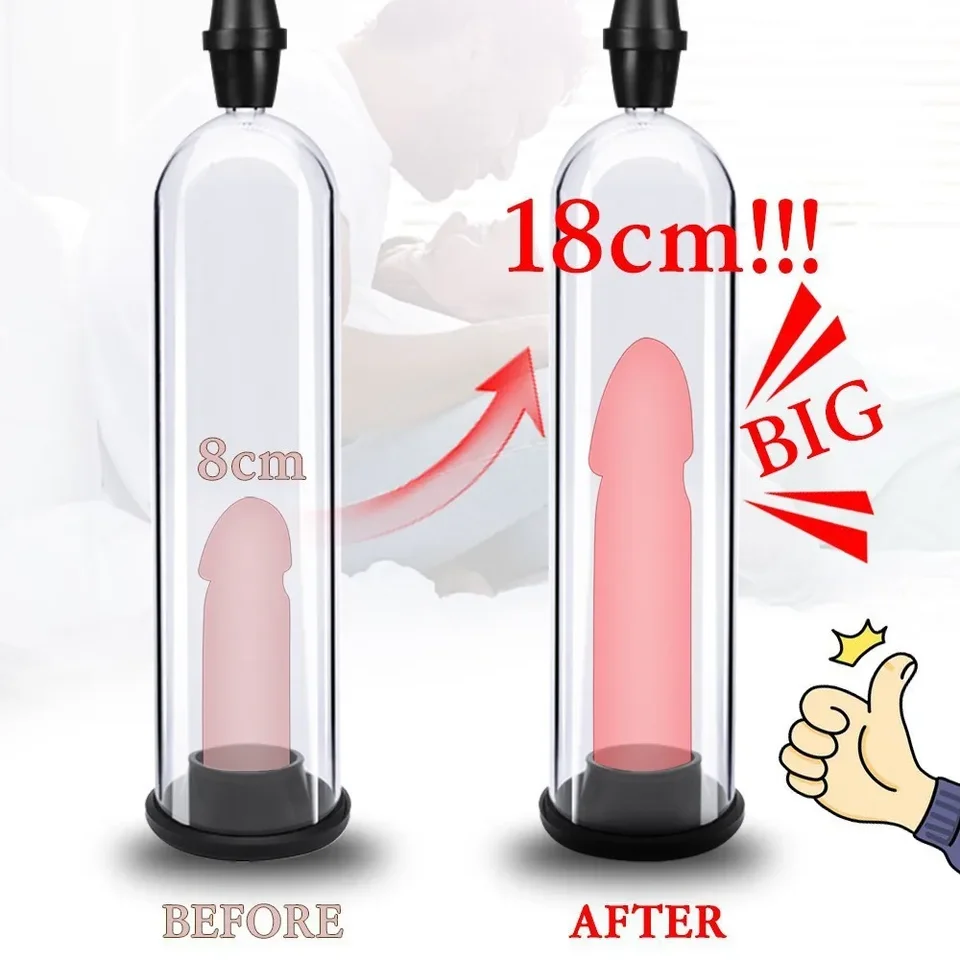 Mužské manuálne penisové čerpadlo penis zväčšenie vylepšenia Erekcia Sextoy pre muža vákuum pump