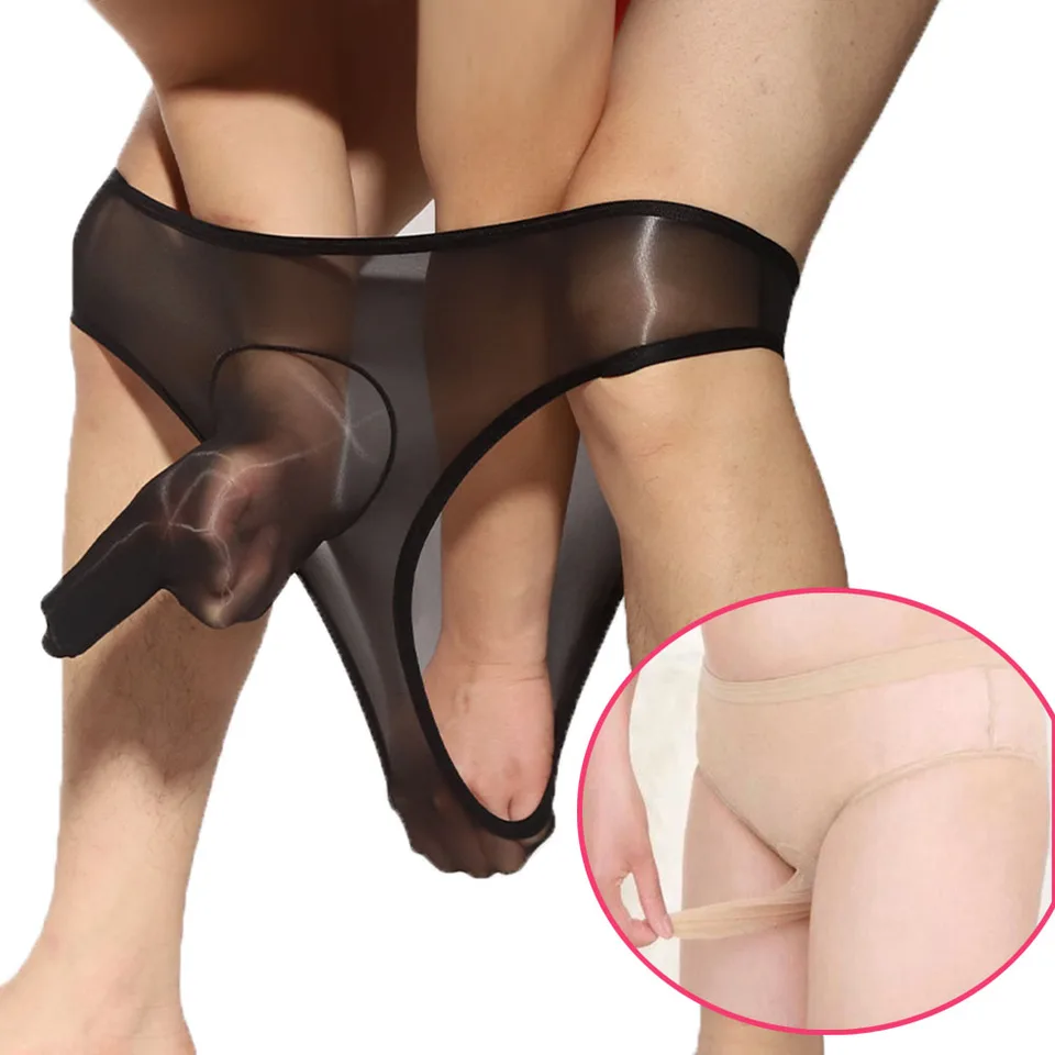 Mužské sexy penis rukávy čipky nohavičky masturbácie spodná bielizeň krátke spodné nohavičky nohavičky vrecká puzdro Hunk nohavice spodná bielizeň