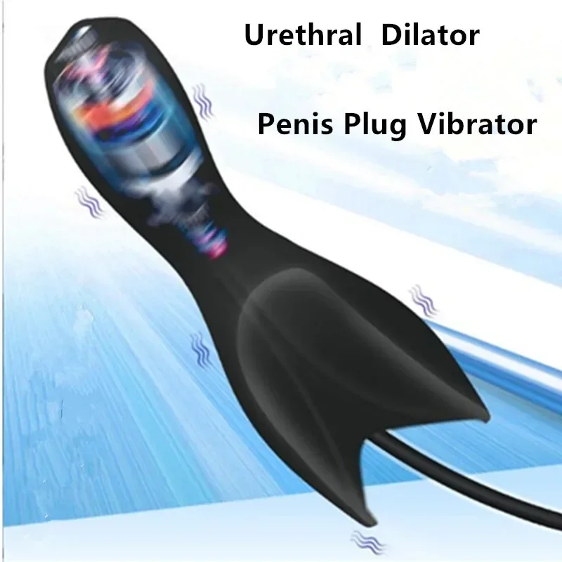 Mužský penis vibrátor Glans Massager UretRa Plugy Horse Eye Stimulation Silikón S SM dospelé sexuálne hračky pre mužov masturbácia pohár