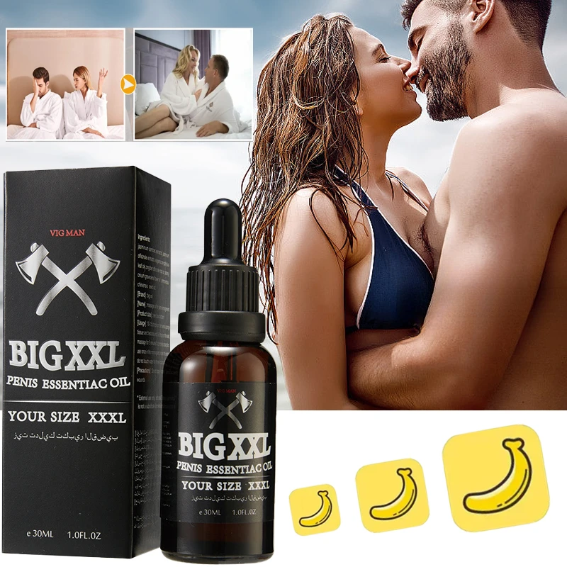 Mužský penis zväčšenie éterického oleja 30 ml Zvýšenie rastu predĺženie pohlavia Čas pre mužov Enlarg Extender Masáž krém Sex Sex Products
