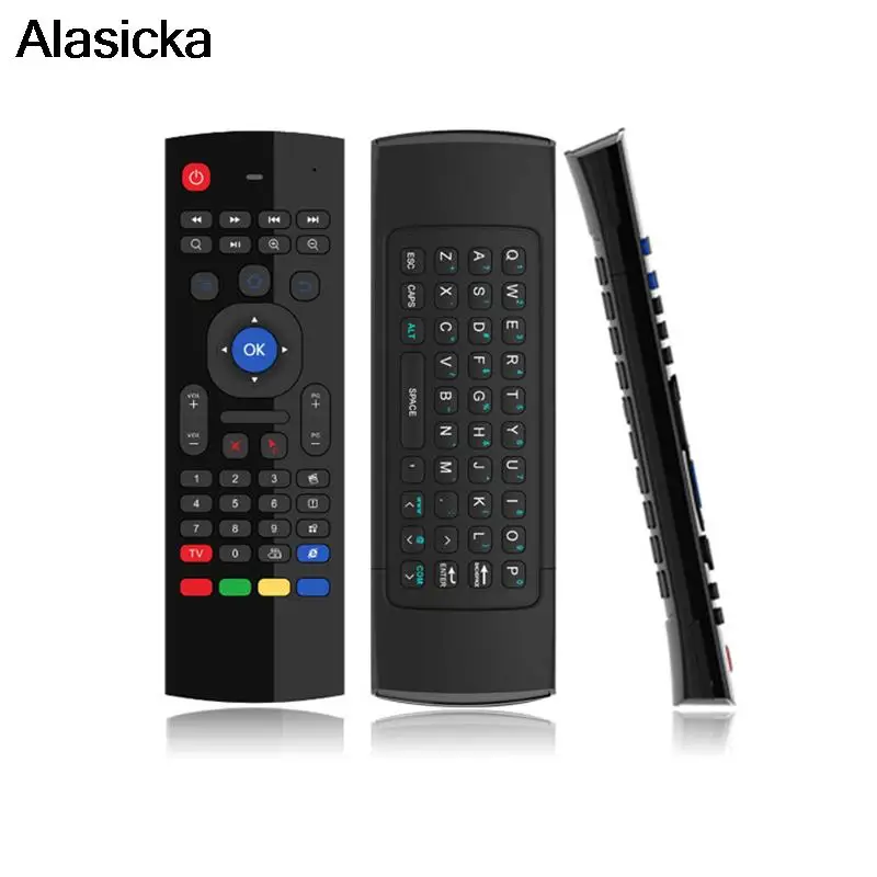 MX3 Air Mouse s mikrofónovým hlasom IR učenie 2.4g Wireless Mini Klávesová diaľková ovládačka pre I8 C120