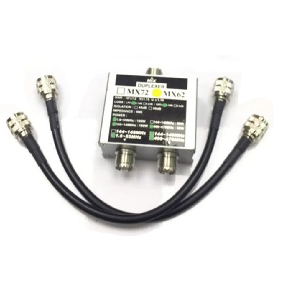 MX62 HAM ANTENNA KOMBINER Rôzne frekvenčné (HF / VHF / UHF) Lineárne kombinátor Transit Duplexer