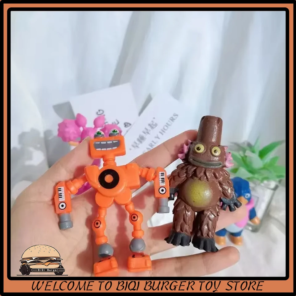My Singing Monster Anime Obrázok 13 pcs wubbox MSM akčná figúrka Mini roztomilá figurína PVC Model Model bábika vianočná hračka Darček pre deti