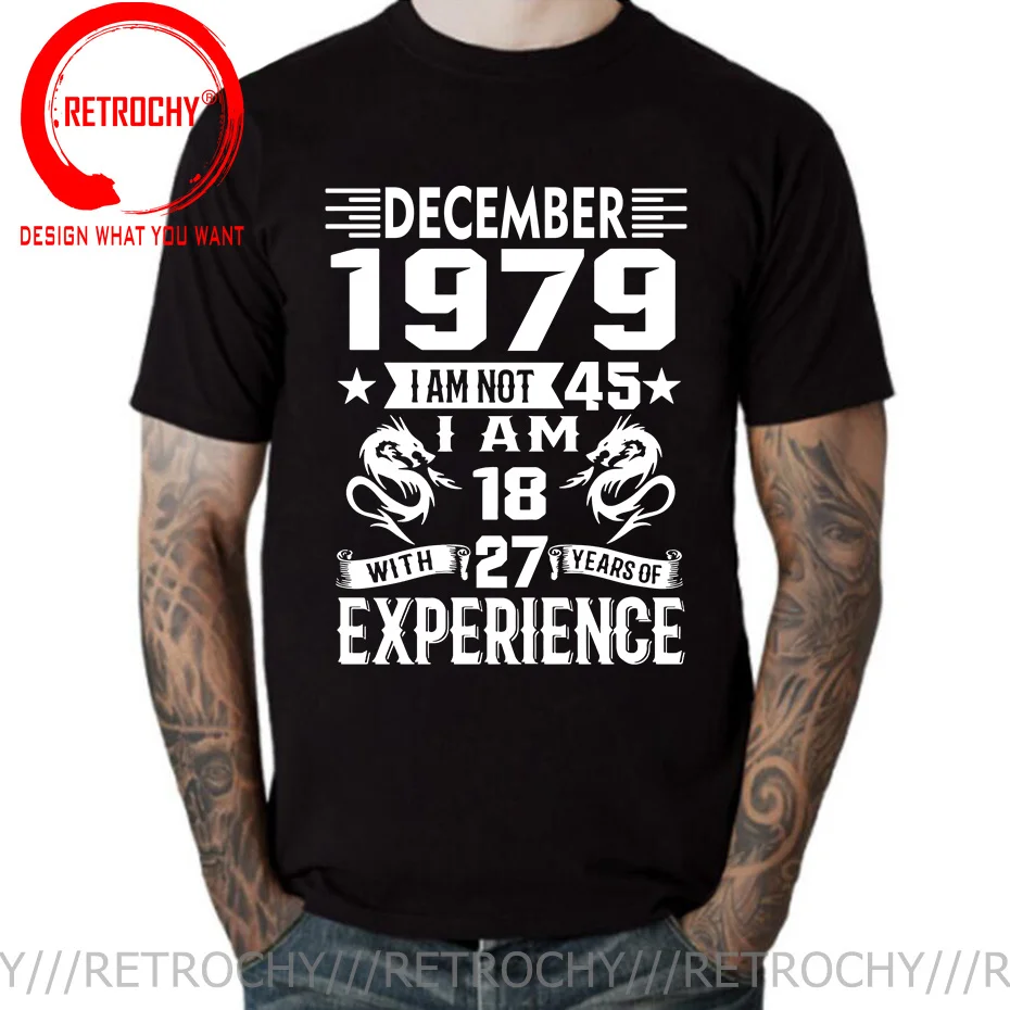 Mám 18 rokov s 27 rokmi skúseností narodených v roku 1979 november september október december január február marca apríl máj júl júl júl 45. augusta narodenie tričku