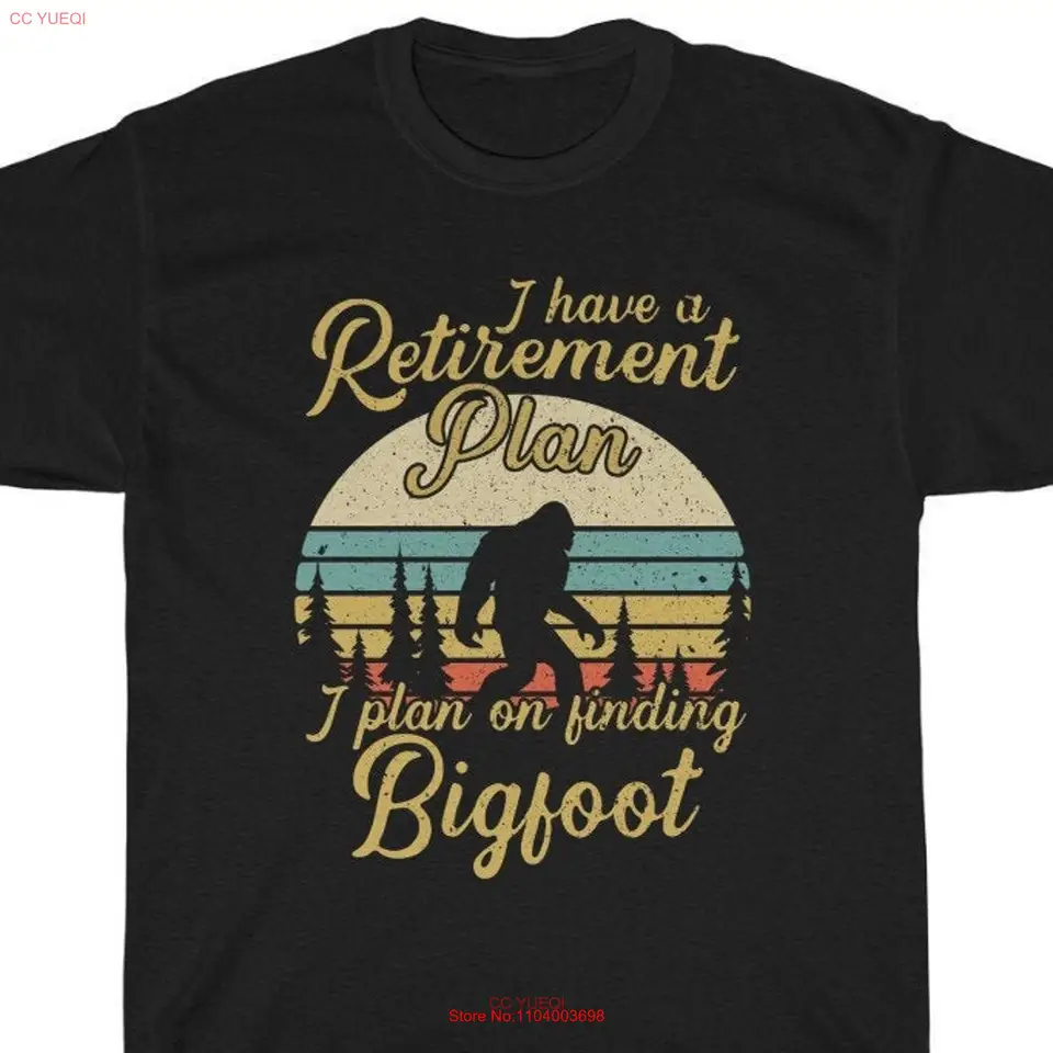 Mám dôchodkový plán, že nájdem bigfoot tričko s vtipným pre nadšencov Sasquatch Grand Matho dedka