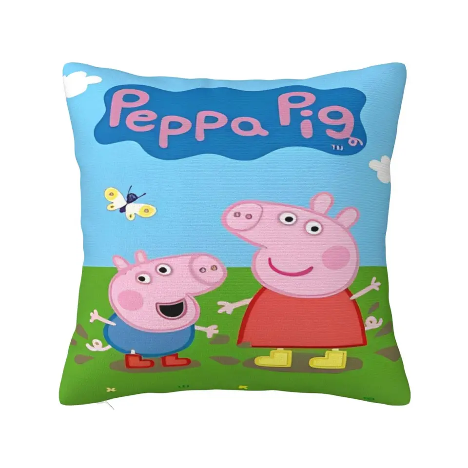 Mäkké a sladké autá Peppa Pig vankúše pre deti dievčatá chlapci Karika