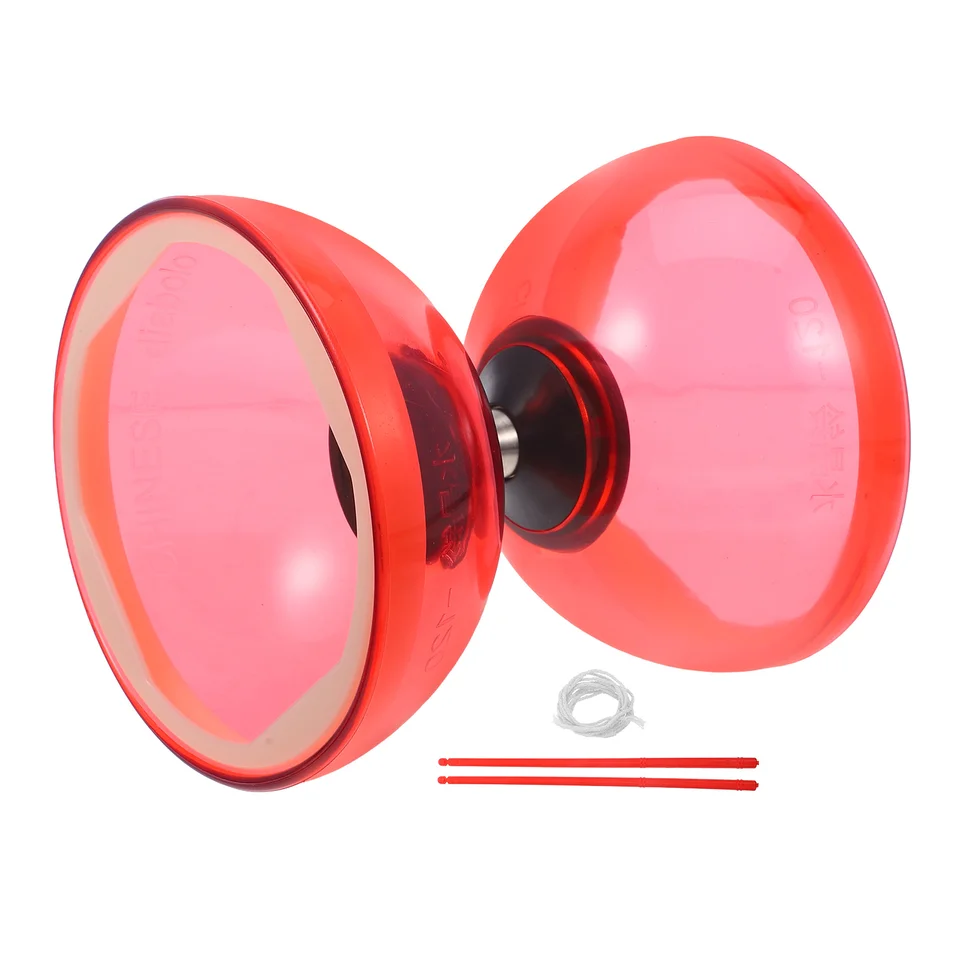 Mäkké gumové dvojité koleso Diabolo Fitness Toy