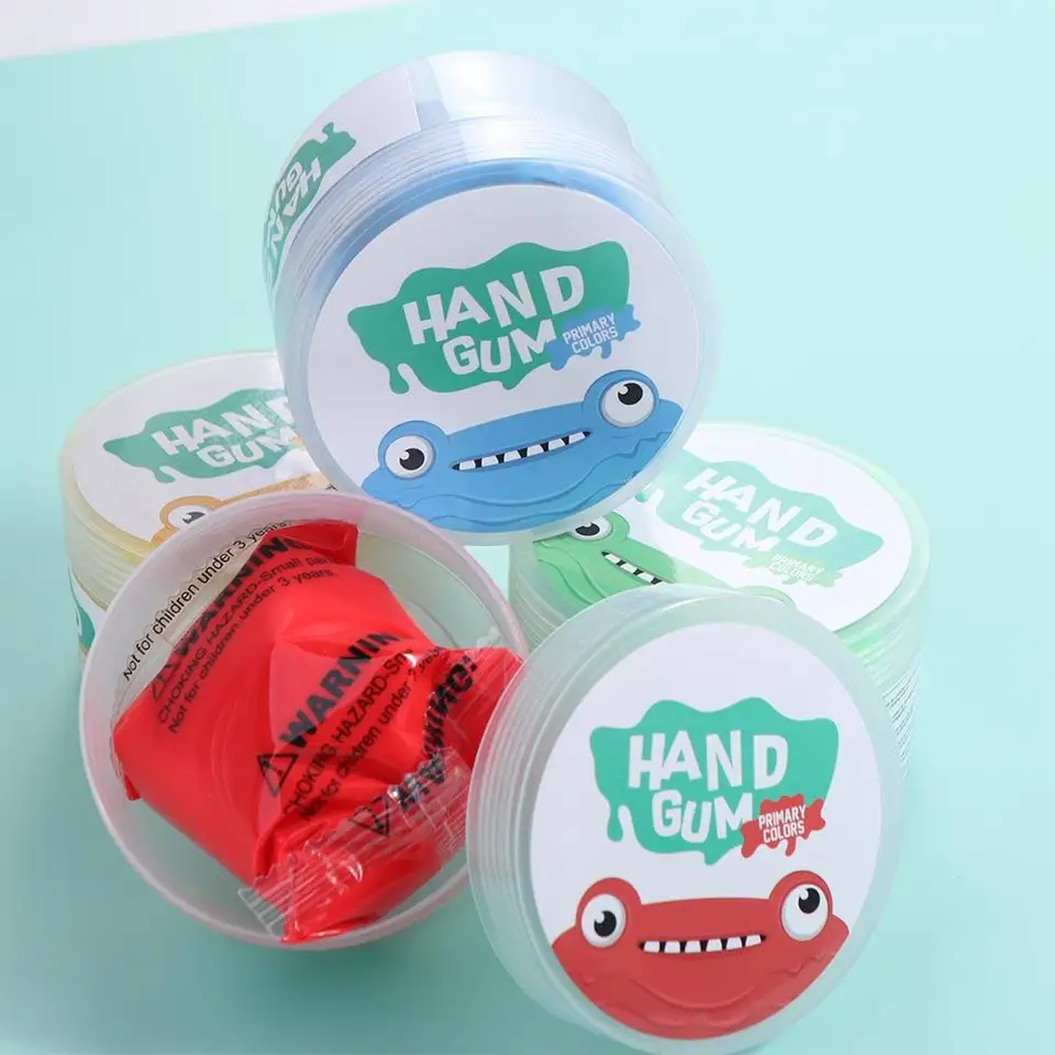 Mäkké hlinené ručné putty squiz hračky Mäkké pružné pružné netudované prsty Training Putty 4pcs/Set Terapia Putty Set Vývojové hračky