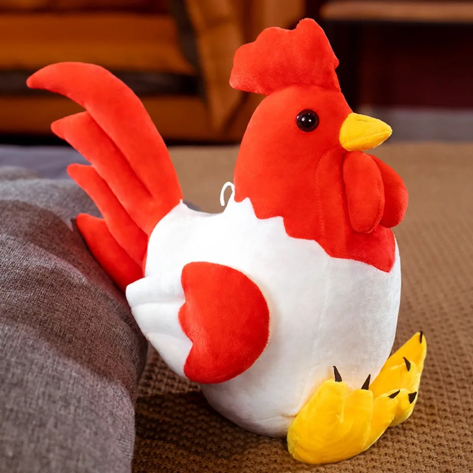 Mäkké kuracie plyšové hračky Domáce dekorácie realistické kuracie mäso plnené chick s 30 cm karikatúrou kuriatko Soft Mäk vankúš