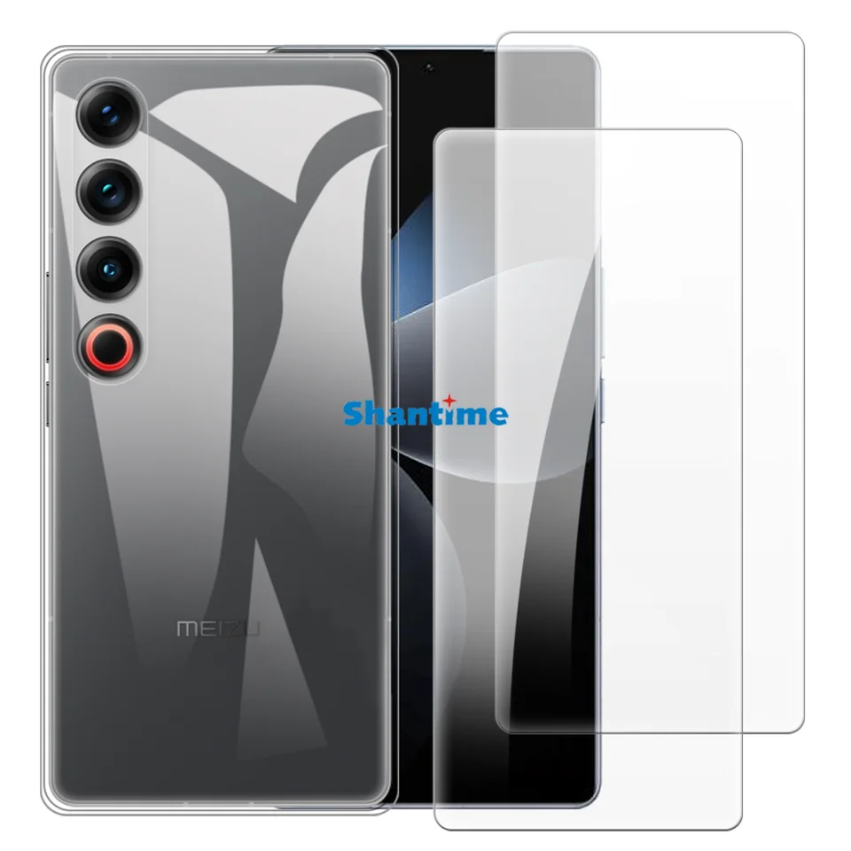 Mäkké puzdro + 2 balenie Temperované sklenené chrániče obrazovky pre Meizu 21 Pro 5G Ochrana celého tela