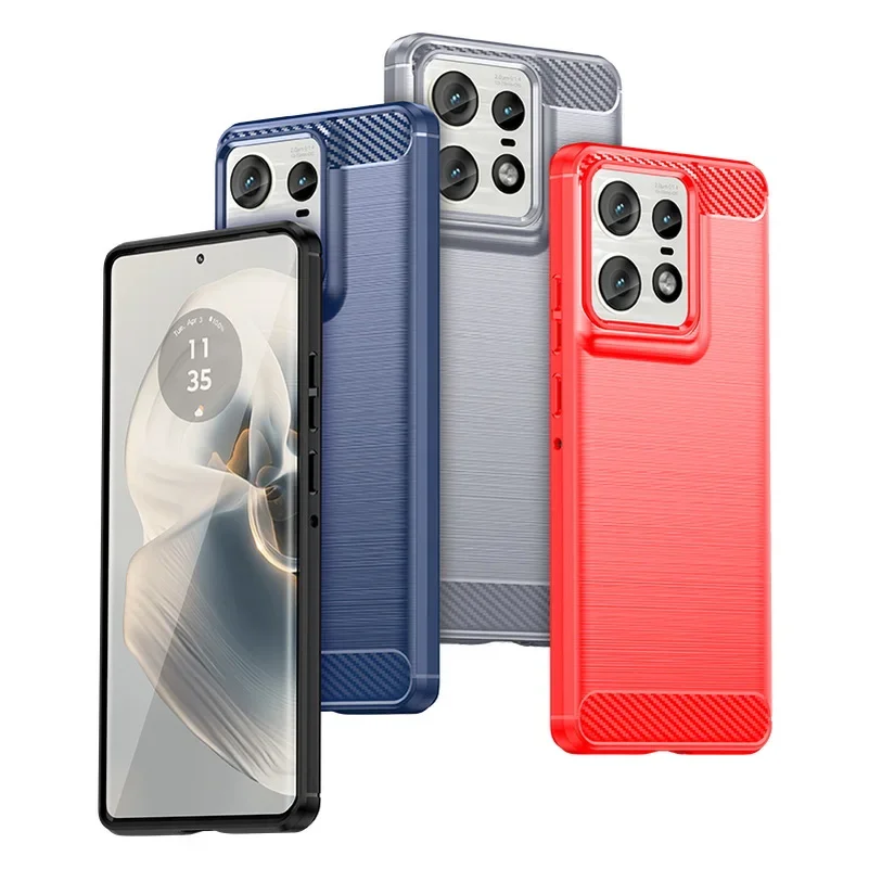Mäkké puzdro pre Moto Edge 50 Pro 40 40 NEO 30 Ultra 30 Fusion Moto G24 G04 G34 G84 G54 G14 G73 G53 Ultra tenký silikónový kryt