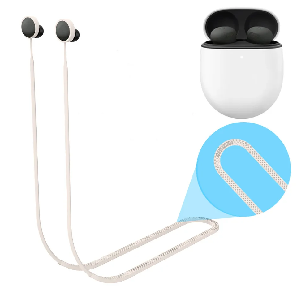 Mäkké silikónové anti stratené lano slúchadlá pre Google Pixel Buds Pro 2 Bluetooth kompatibilné s bezdrôtovými športovými slúchadlami slúchadlá