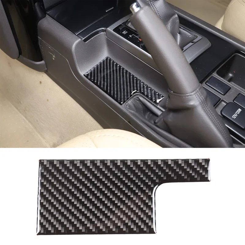 Mäkké uhlíkové vlákno automobilové ručné brzdové základné panelové nálepka pre nálepku Toyota Land Cruiser Prado FJ150 150 2010-2017