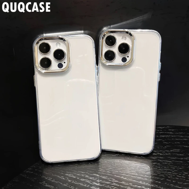 Mäkké čisté silikónové puzdro pre iPhone 14 Pro Max Kilif I Phone 11 IP 13 12 12 Promax Shock -odolný priehľadný priehľadný kryt fotoaparátu