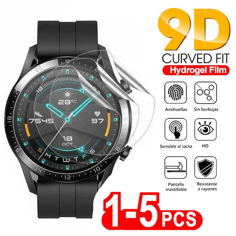 Mäkký hydrogélový film pre Huawei Watch GT 2 3 Pro 43 mm 46 mm 2e Runnerov chránič obrazovky nie sklo Huawei hodinky es fit 2 hodinky Magic