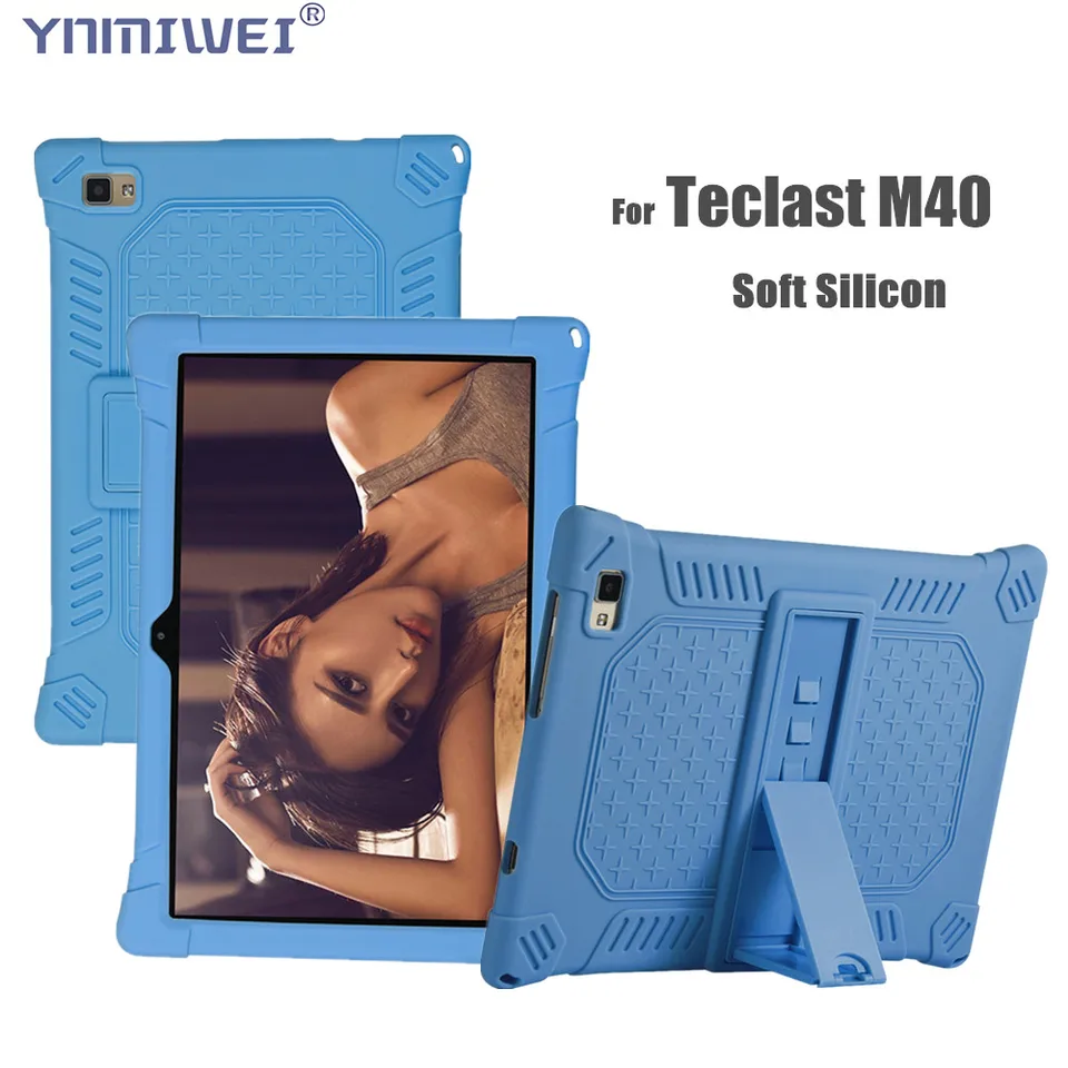Mäkký kremíkový puzdro pre Teclast M40 10,1 palca fonda Tablet Cover Case pre Teclast M40 Stand Shell