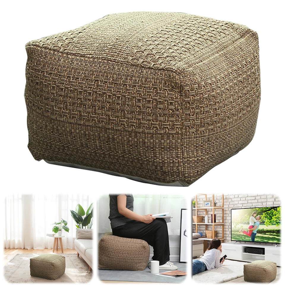 Mäkký podzvonok Nordický štýl tkanú stoličku Multifunkčné tatami sedadlá vankúšiky pre obývaciu izbu