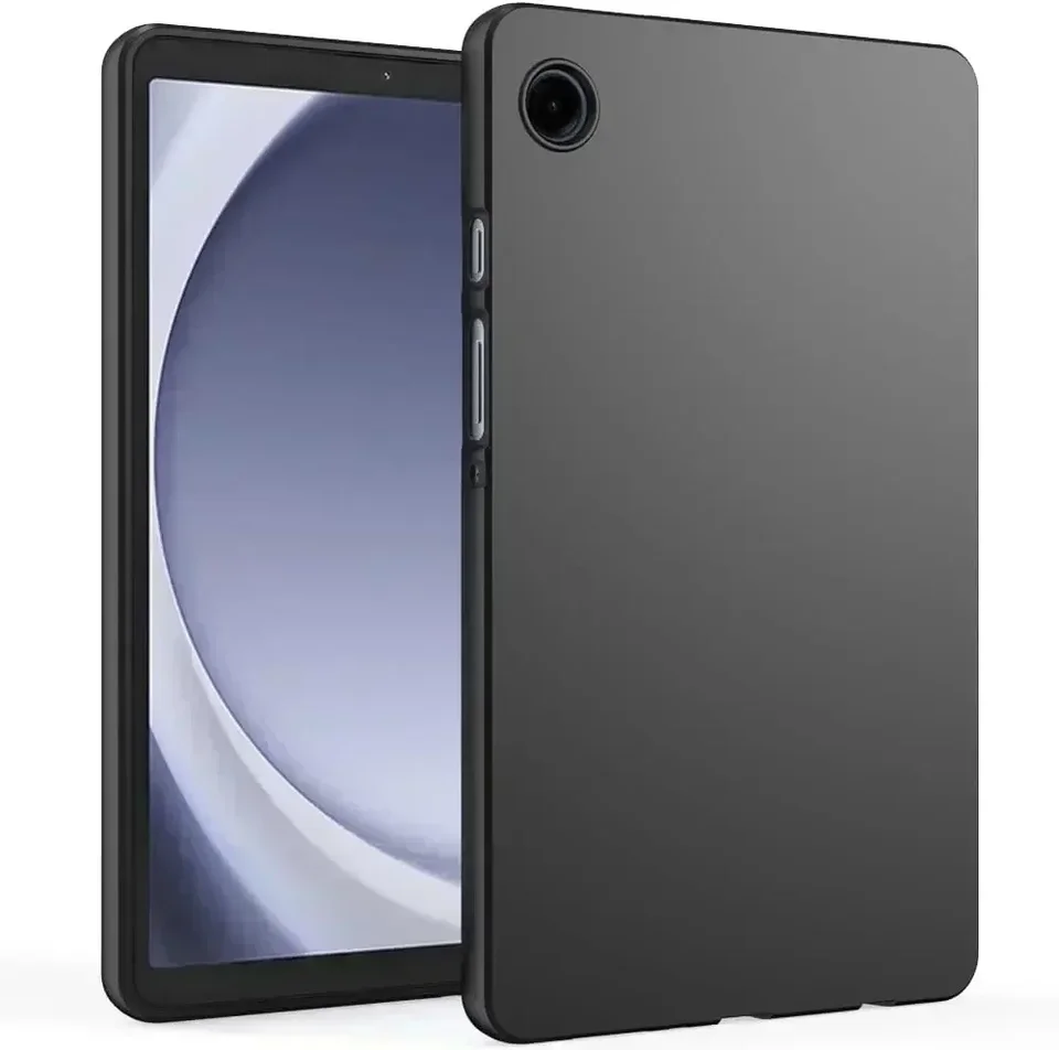 Mäkký puzdro pre tab galaxy Samsung Galaxy A9 Plus 2023 10.9 S7 S8 S9 Fe Plus Ultra 12.4 Silikón TPU Čierny ochranný kryt s ochranným plášťom