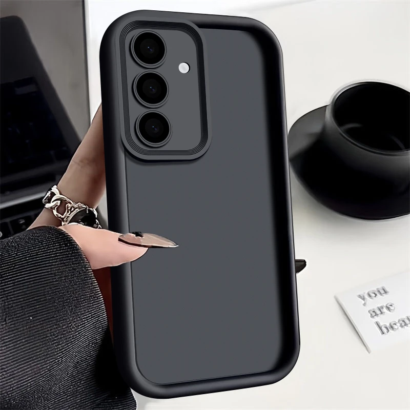 Mäkký puzdro TPU pre Samsung Galaxy S25 S24 S23 Ultra S22 Plus S24 Fe A15 A56 A55 A53 A54 A34 A34 A26 A14 A36 5G Silikónový kryt silikónového telefónu