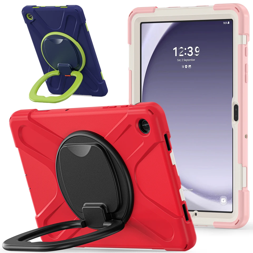 Mäkký silikónový anti-kvapka pre Samsung Galaxy Tab Tab A9 A8 Tablet Tablet Cover Four Corners Anti-Fall pre kartu A9+ stojan stojan