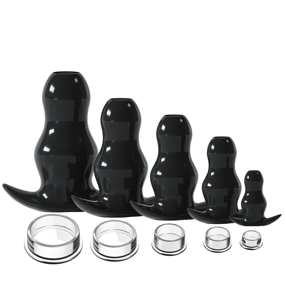 Mäkký silikónový dutý buttplug