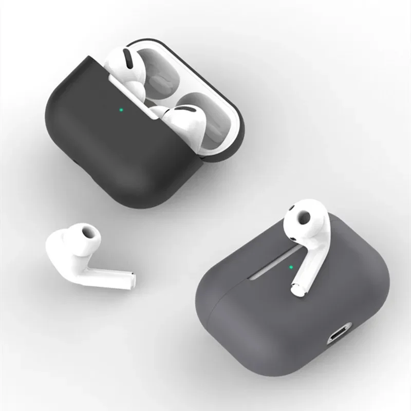 Mäkký silikónový letecký puzdro pre Apple Air Mods Pro Case 1. generácia ochranný kryt R1