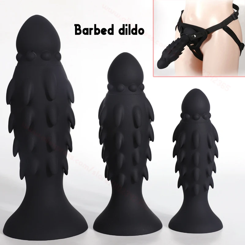 Mäkký silikónový penis barbrator vibrátor Anal dildo veľké análne plug Men Dámske stimulácia Massager masturbácia lesbické opotrebenie