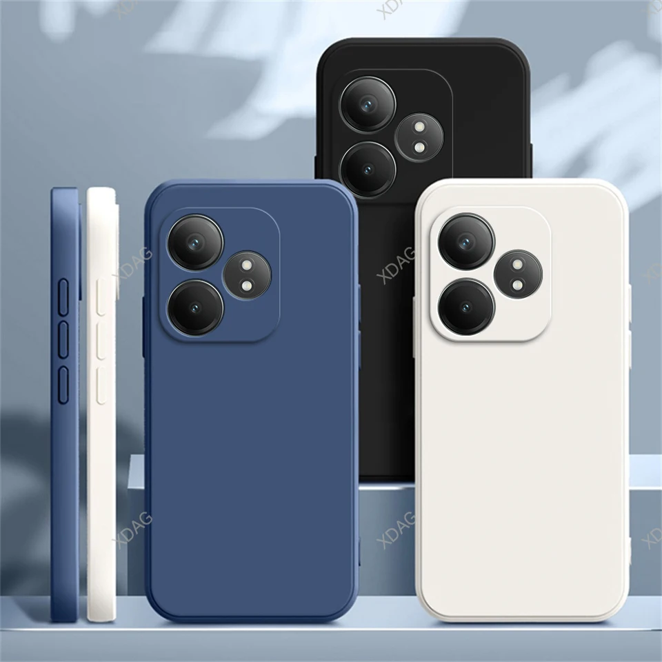 Mäkký zadný kryt pre Oppo Realme GT6 T GT 6 6T GT6T 5G SQURE Liquid Silikone Ochrana