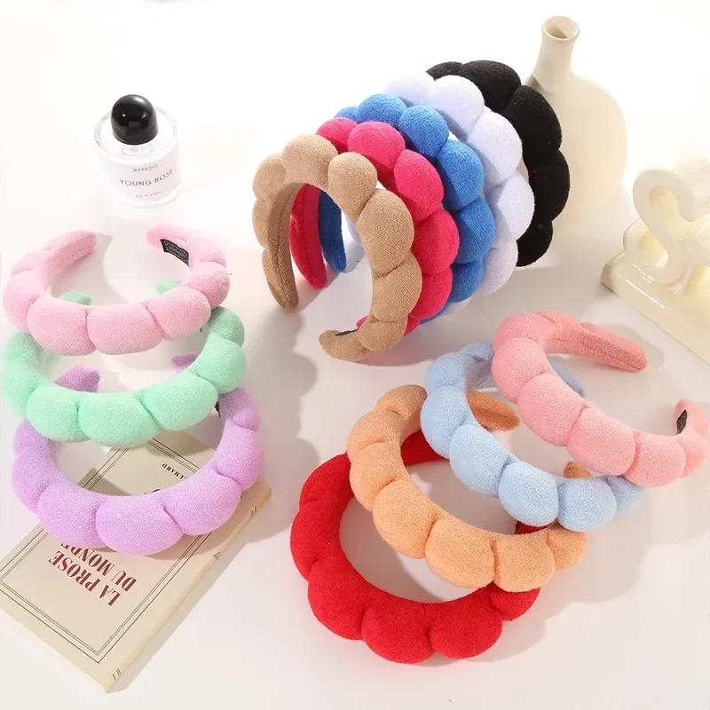 Mäkký útulný vlasový pásik na pasenie sprchy Cloud Cloud špongia Hairband Ženy Krásny make -up odstraňovanie kapela vlasy Móda Móda Populárna čelenka