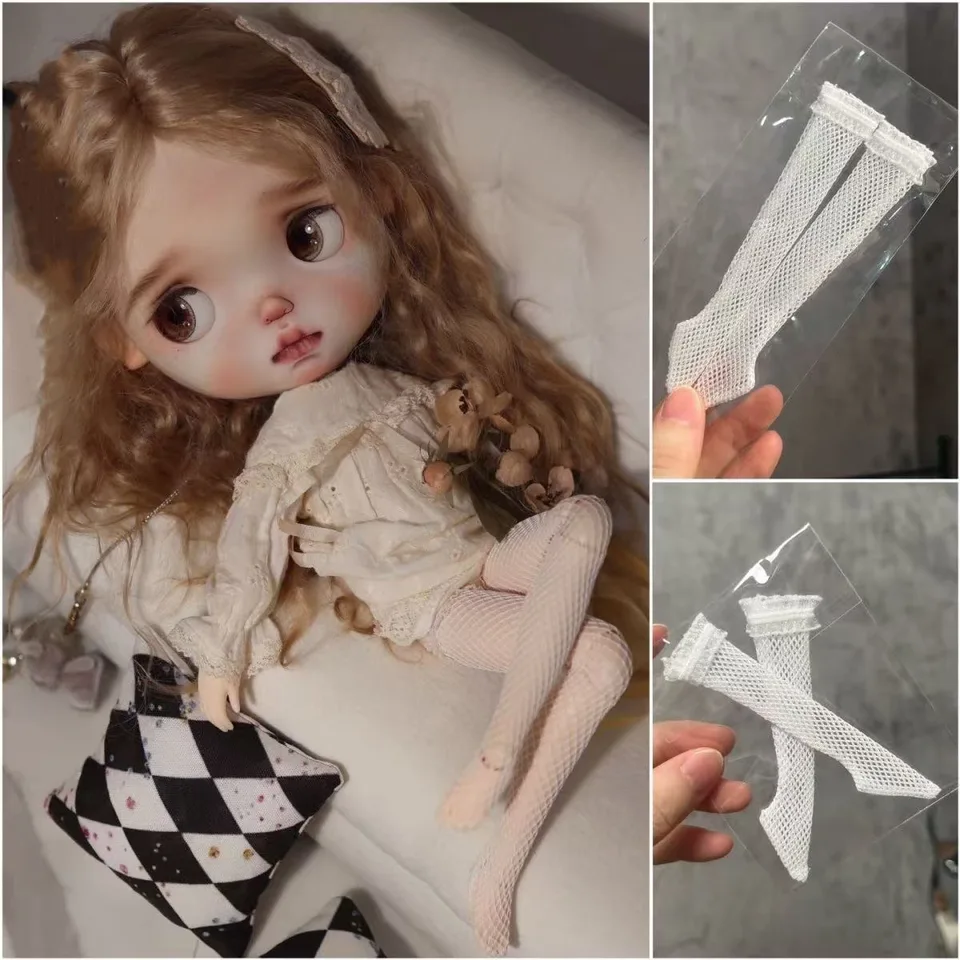 Móda 1/6 Blythe Doll ponožky Barbi Dolls Sock Accessories