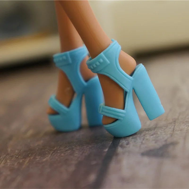 Móda 1 pár za 30 cm bábiky topánky BJD 1/6 tenisky Fantezi Doll Sandals Čierne topánky ploché topánky doplnky dievčenská hračka