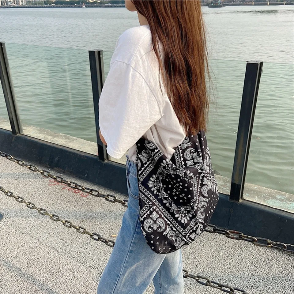 Móda dámske etnické plátno Canvas Veľká kapacita vrecko na rameno nakupovanie tašku retro voľný čas cestovná kabelka